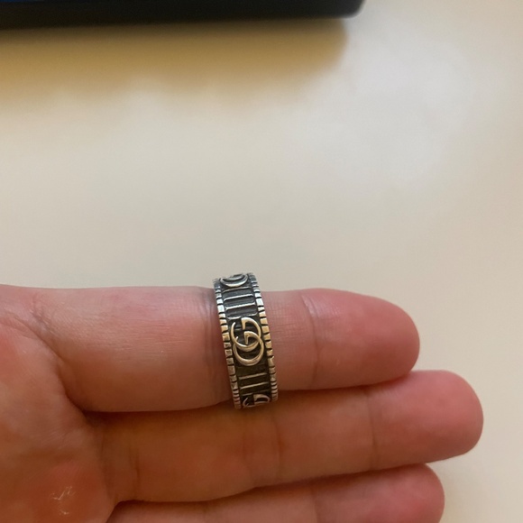 Gucci  925 RING WITH DOUBLE G IN SILVER - Picture 4 of 6